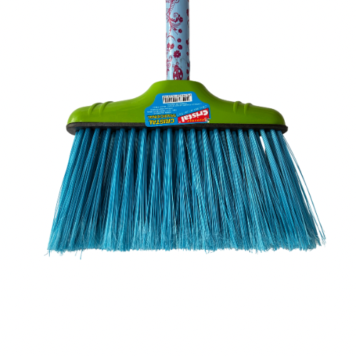 Vassoura Cristal Tradicional com Cabo