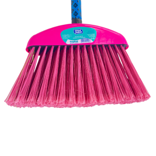 Vassoura Tropical Limpa Mania com Cabo